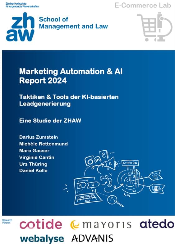 Titelbild zhaw Marketing Automation & AI Report 2024